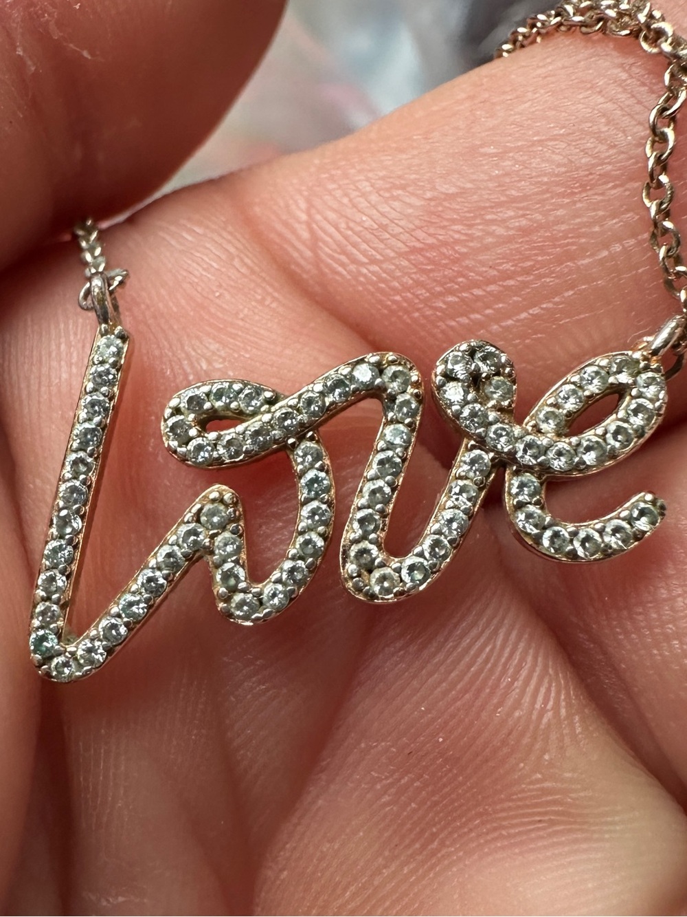 Tiffany & Co. Paloma's Graffiti Love Pendant Necklace 18K Yellow Gold/Diamonds - Picture 2 of 12